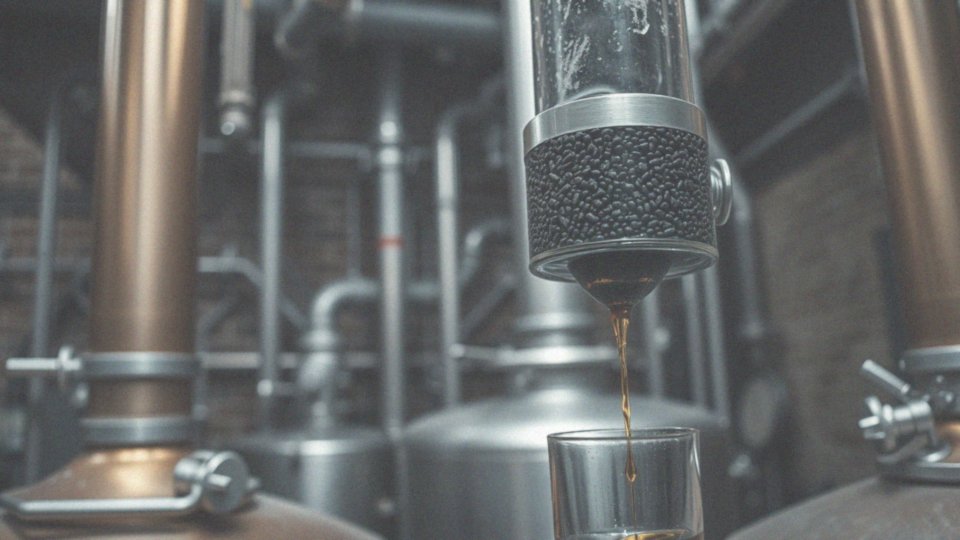 Co to jest filtracja przez węgiel drzewny w produkcji rumu?