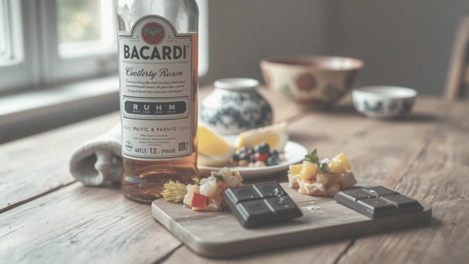 Jakie są możliwości foodpairingu z rumem Bacardi?
