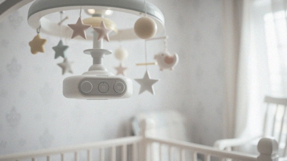 Jak działa timer w karuzeli do łóżeczka z projektorem?