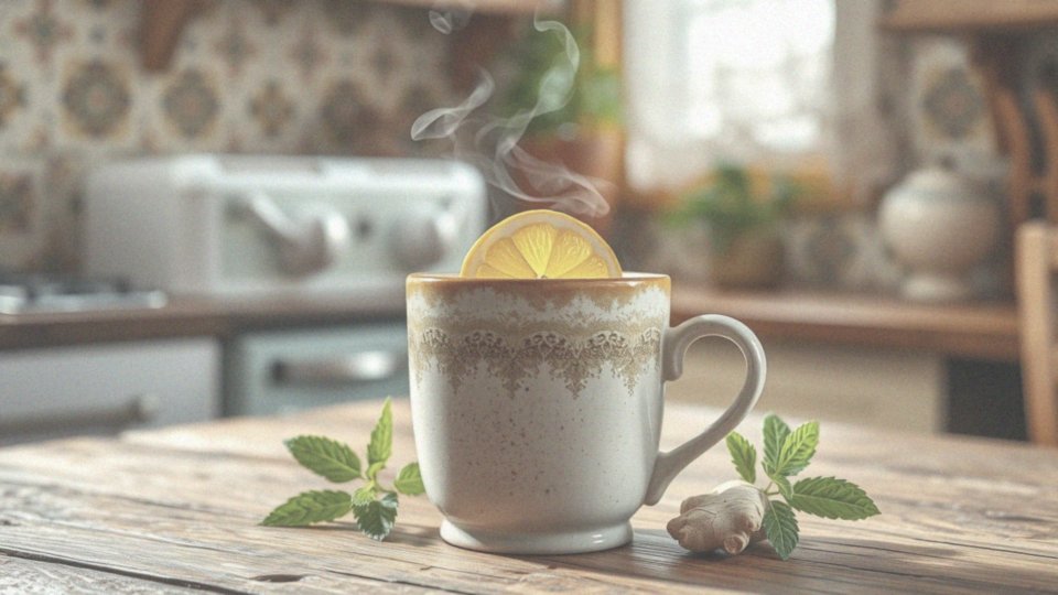 6. Co daje picie herbat z dodatkiem imbiru lub cytryny?