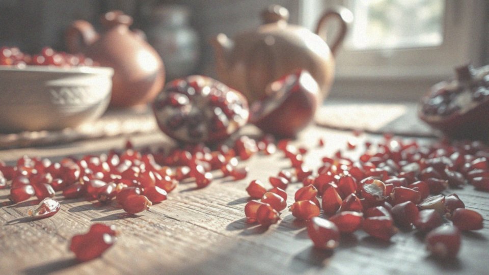 Jakie witaminy i minerały znajdują się w pestkach granatu?