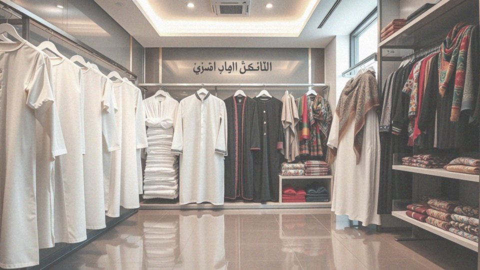Jakie tradycyjne ubrania można nabyć na lotnisku w Dubaju?