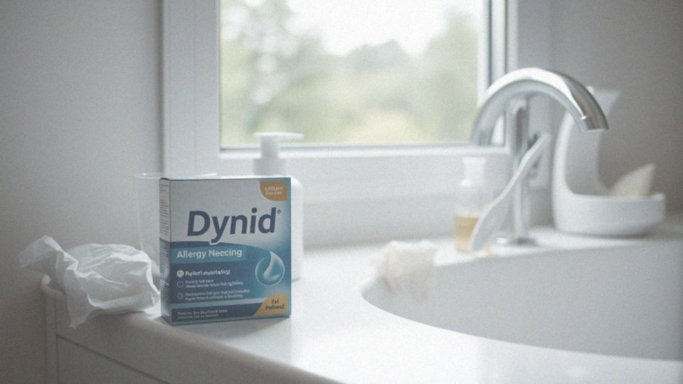 Jakie są objawy alergii, które może łagodzić Dynid?