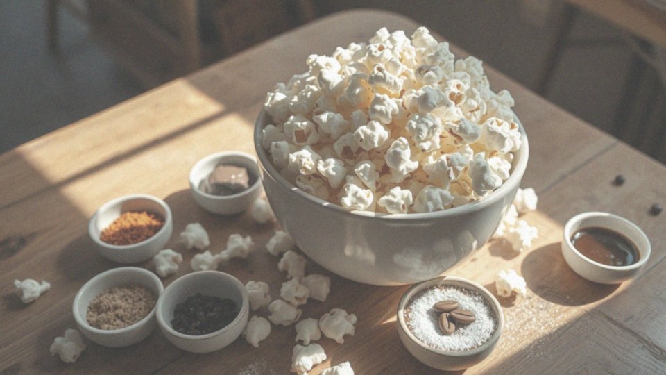 Co można dodać do popcornu, aby wzbogacić jego smak?