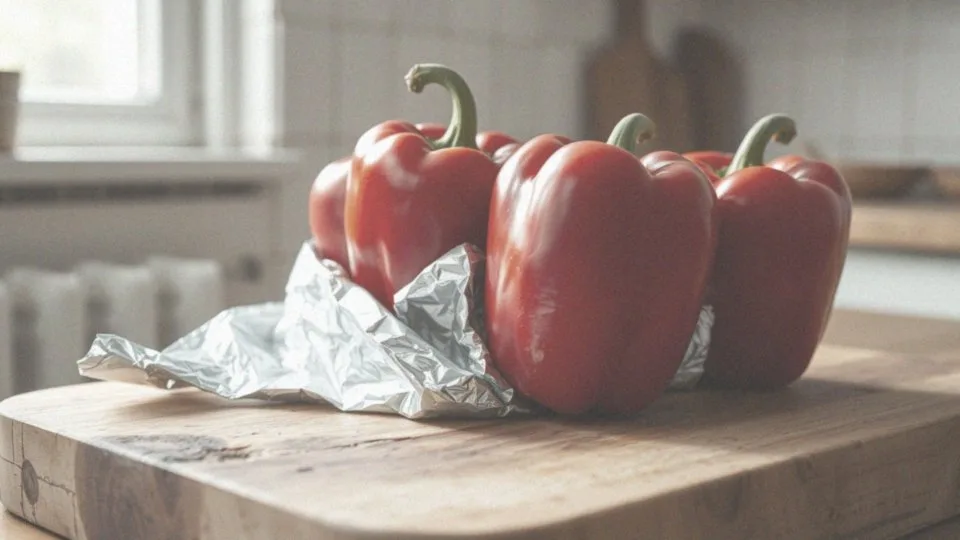 Pieczenie papryki w folii aluminiowej – krok po kroku i porady
