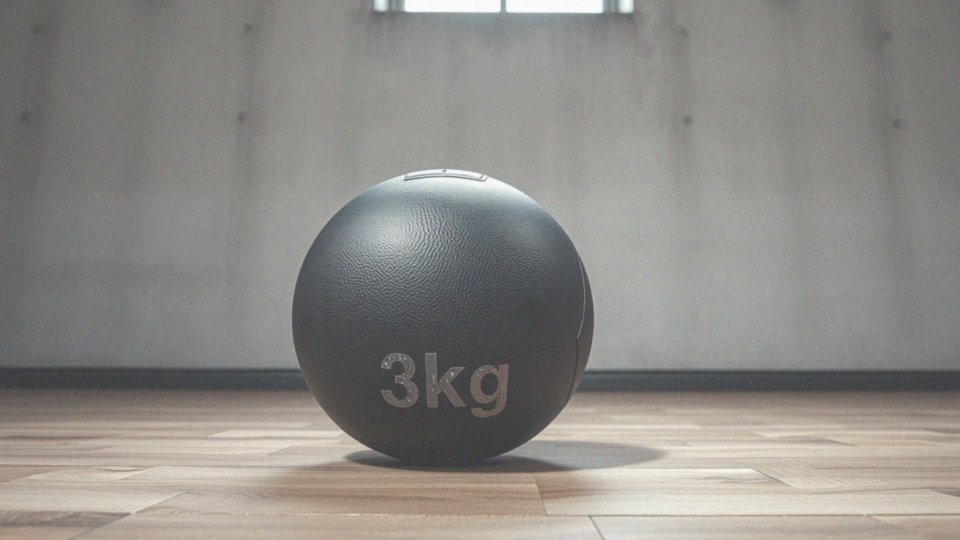 Piłka lekarska 3 kg – właściwości, ćwiczenia i korzyści treningowe